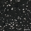 K&S International Flooring, PCR Rubber Flecks Floor Interlocking Tiles Black/White