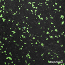 K&S International Flooring, PCR Rollable Rubber Underlayment, Black/Green