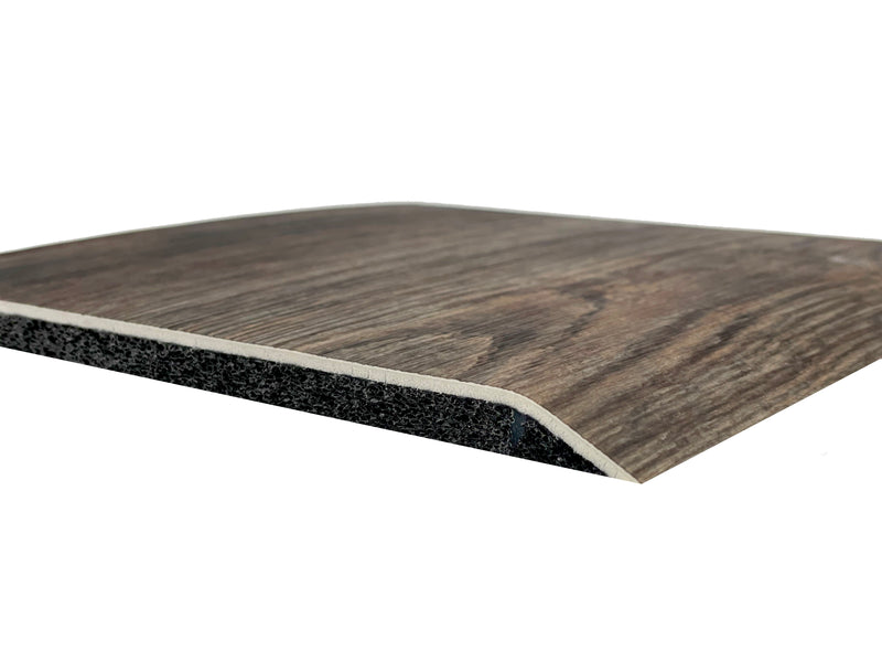 K&S International Flooring, Woodgrain Vinyl Interlocking Padded Puzzle Tile Wood with Beveled Edge