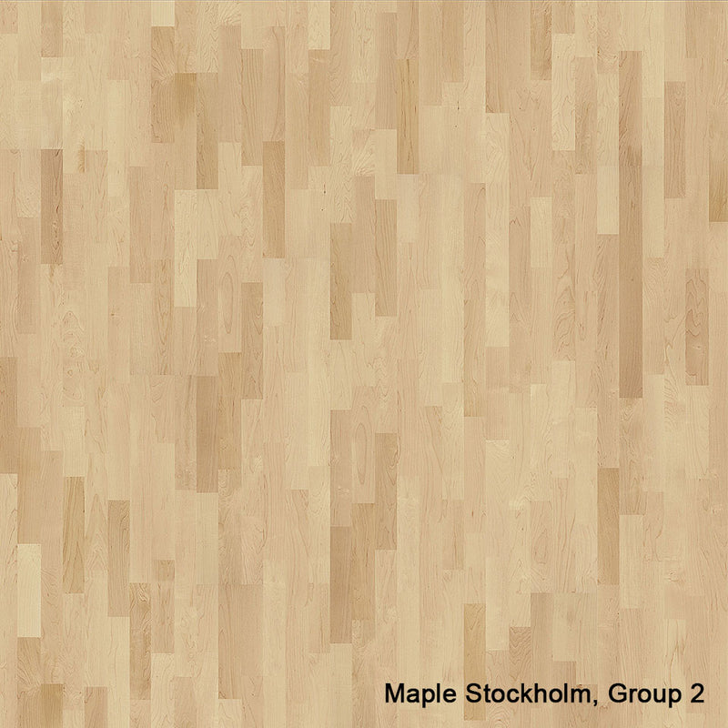 K&S International Flooring, KandS Sierra Hardwood Wood Grain Portable Raised Floor Trade Show Flooring Maple Stockholm