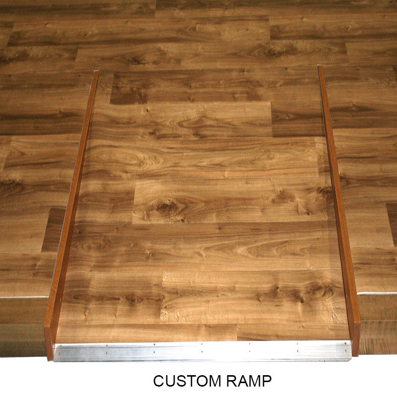 K&S International Flooring, Sierra Hardwood Custom Ramp Raised Flooring