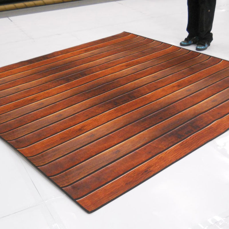 K&S International Flooring, Printed Rollable Carpet Wood Grain