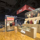 K&S International Flooring, Sierra Hardwood Collection Indian Motorcycle Tradeshow Floor