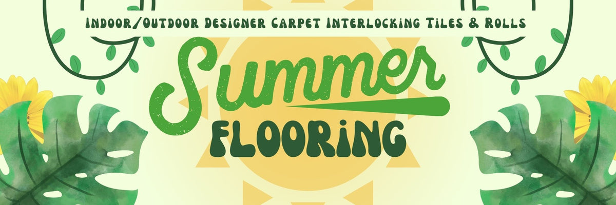 Carpet tiles & outdoor flooring for Trade shows & home