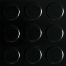 K&S International Flooring, Textured Rollable Vinyl Flooring Black Coin Pattern