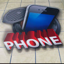 K&S International Flooring, 3D Three Dimensional Graphic Phone Vinyl MatK&S International Flooring, GraFx Custom Printed Rollable Vinyl , Design your own flooring, Trade Show Flooring, Printed Vinyl Floor