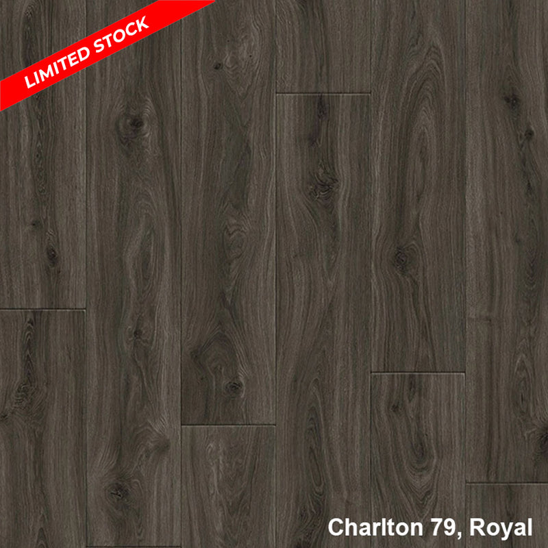 K&S International Flooring, Comfort Flex Luxury Rollable Vinyl, Charlton 79, Royal