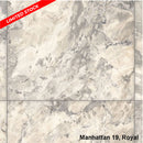 K&S International Flooring, Comfort Flex Luxury Vinyl Interlocking Tile, Manhattan 19, Royal