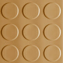 K&S International Flooring, Textured Rollable Vinyl Flooring Coin Pattern Sand 