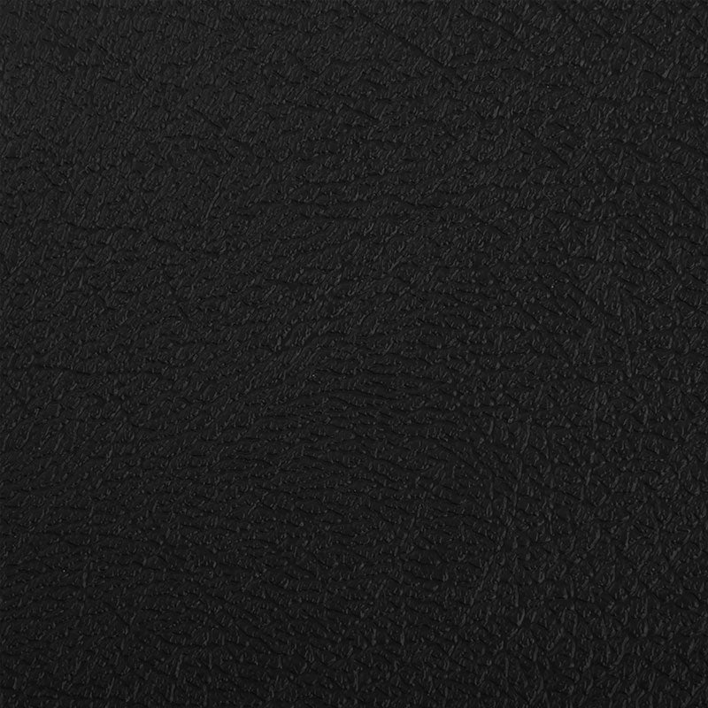 K&S International Flooring, Textured Rollable Vinyl Flooring Black Leather Pattern