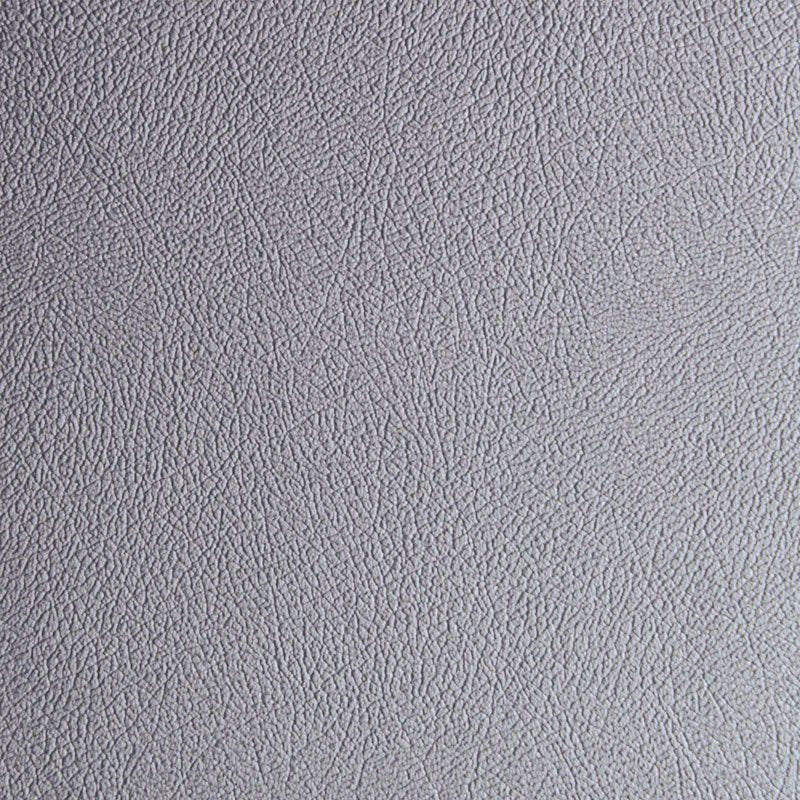 K&S International Flooring, Textured Rollable Vinyl Flooring Leather Pattern Gray