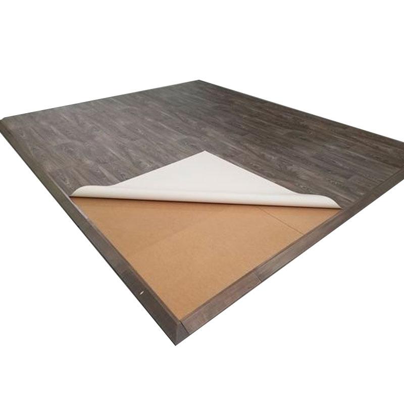 MDF Raised Portable Floor with Wood Grain Vinyl 