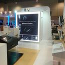 K&S International Flooring, Sierra Wood Grain Raised Tradeshow Portable Floor, Salto A Element Fusion