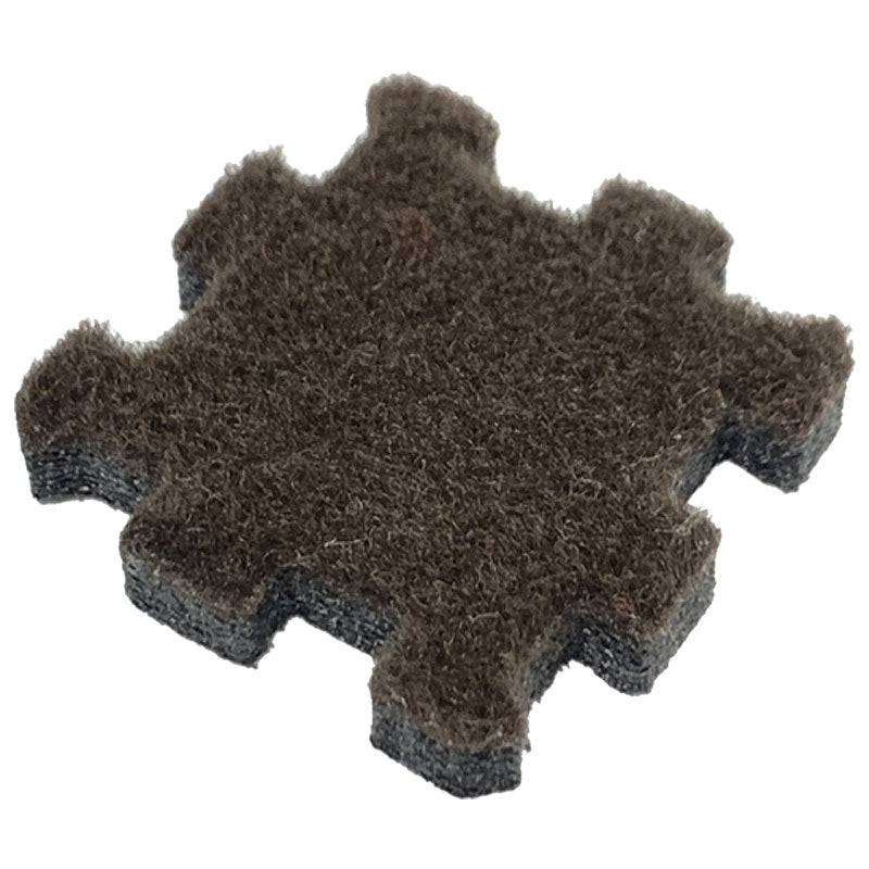 K&S International Flooring, Interlocking Comfort Carpet Tiles Anti-Fatigue Tiles, Brown