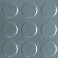 Anti-fatigue Interlocking Tiles Vinyl Slate Gray Coin Pattern