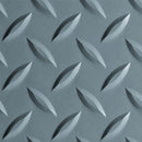 K&S International Flooring, Rollable Vinyl Flooring Diamond Plate Pattern Slate Gray