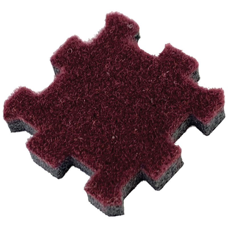 K&S International Flooring, Interlocking Comfort Carpet Tiles Anti-Fatigue Tiles, Garnet Red