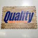 K&S International Flooring, GraFx Interlocking Tiles Printed Logo Quality Turbo Printed Vinyl Floor Wood Grain