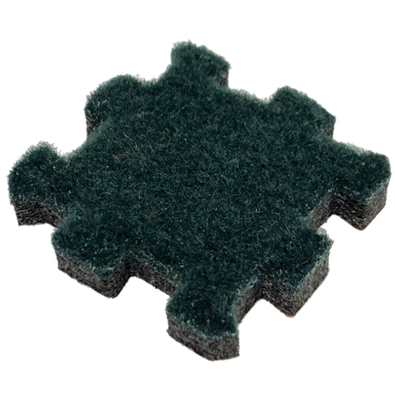 K&S International Flooring, Interlocking Comfort Carpet Tiles Anti-Fatigue Tiles, Hunter Green