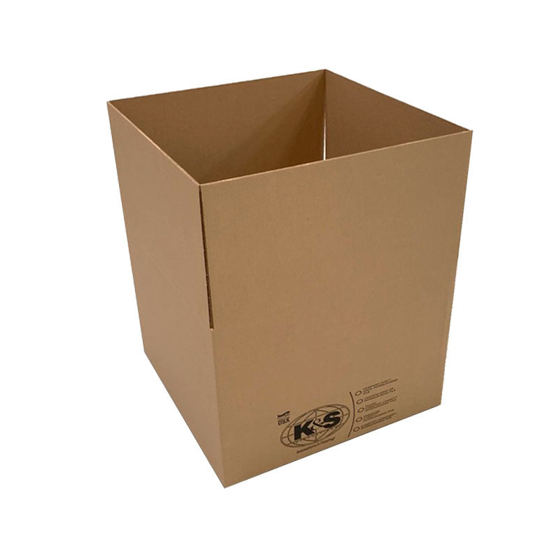 K&S International Flooring, 2'x2' Custom Reinforced Cardboard Box